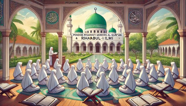 Aktivitas Santri di Ponpes Modern & Tahfizh Al-Qur’an Rihabul ‘Ilmi Samaboa, Pandeglang, Banten